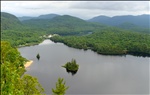 a view in Mont-Tremblant park